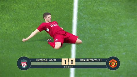 Pro Evolution Soccer Classic Liverpool Gerrard Free Kick Youtube