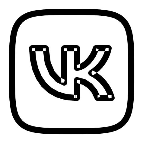 Vk Outline Vector SVG Icon - SVG Repo