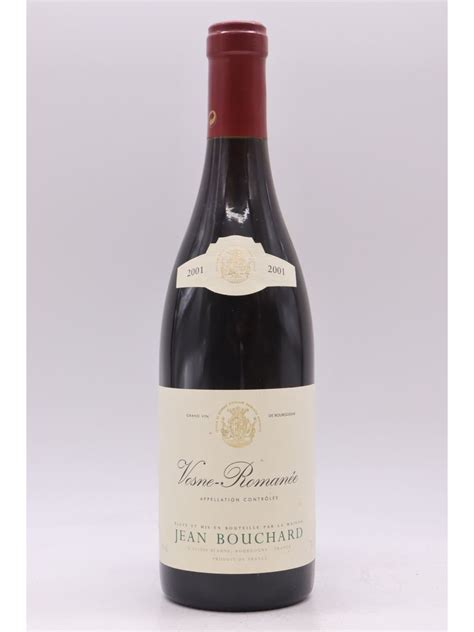 Jean Bouchard Vosne Romanée 2001