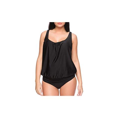 Octopus Oversize Damen Tankini Set Bauchweg Mit Slip Hotpants Oder High Waist F5465 Farbe