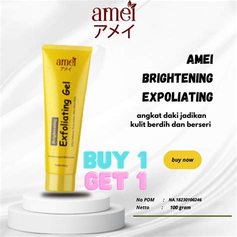 Jual Amei Exfoliating Gel Dna Salmon Brightening Amei Mengangkat