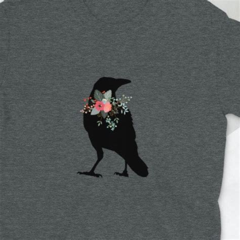 Crow T Shirt Etsy