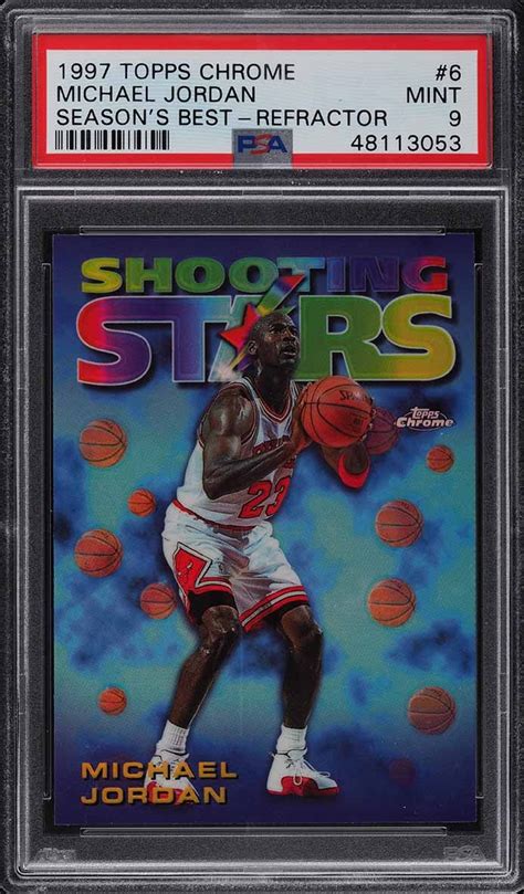 Topps Chrome Season S Best Refractor Michael Jordan Psa