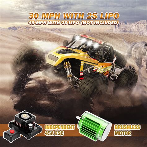 RIAARIO 1 12 RTR Brushless RC Desert Cars For Adults Max 45MPH Fast RC