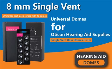 Oticon Hearing Aid Minifit Power Domes Mm Pack Of Closed Open