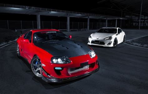 Wallpaper Red, Toyota, White, Supra images for desktop, section toyota ...