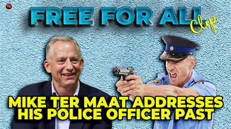 Libertarian Vp Pick Mike Ter Maat Addresses Police Career Youtube