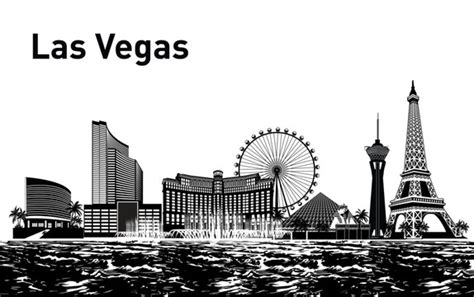 Las Vegas Skyline Silhouette Images – Browse 988 Stock Photos, Vectors ...