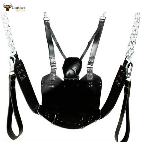 Real Thick Leather Adult Sex Sling Swing Gay Straight Bondage Interest Leather Adults