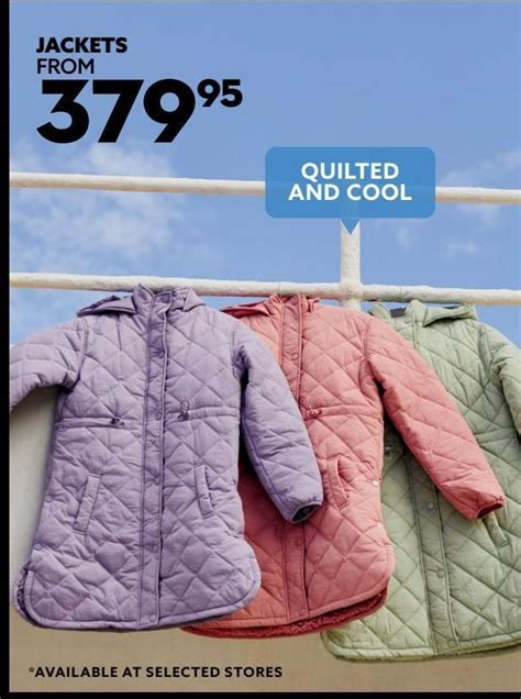 Women's jacket offer at Ackermans