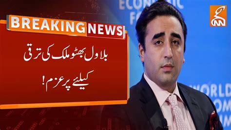 Bilawal Bhutto Is Committed To Development Of Country Breaking News