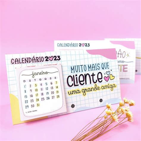 Arquivo Digital Calendário De Mesa 2023 Elo7 Produtos Especiais