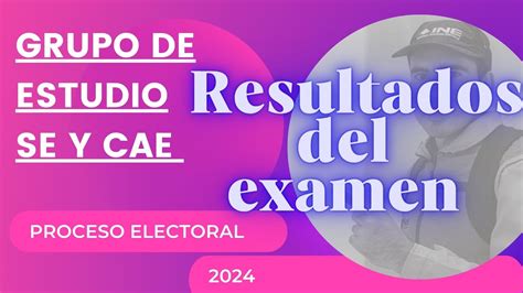 Resultados Del Examen Para Supervisor Electoral Y Capacitador Asistente