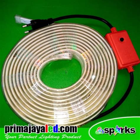 Lampu Selang Led 3 Jalur Merah 10m • Prima Jaya Led