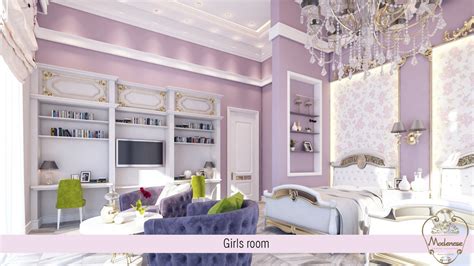 GIRLS PINK BEDROOM DESIGN Luxury Italian Classic Furniture