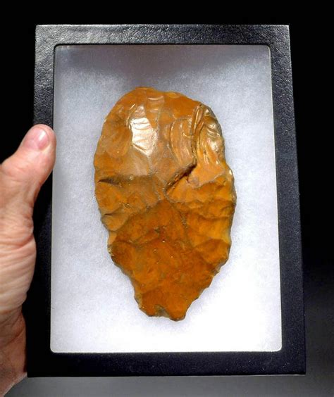 Rare British Paleolithic Acheulean Chert Hand Axe Barnebys