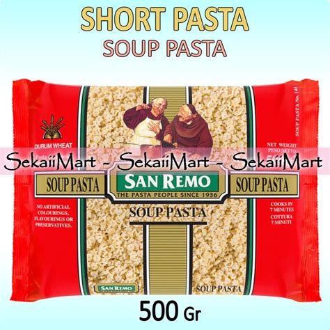 Jual SAN REMO 144 Soup Pasta 500g SANREMO Pasta Gandum Model Bermacam