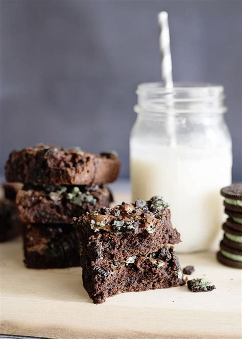 Mint Oreo Brownies - Southern Bite