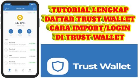 Tutorial Lengkap Daftar Trust Wallet Terbaru 2022 Smnusantara YouTube