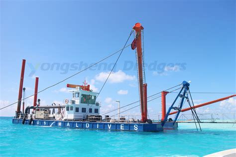 YS CSD5514 Cutter Suction Dredger In Maldives For Land Reclamation And