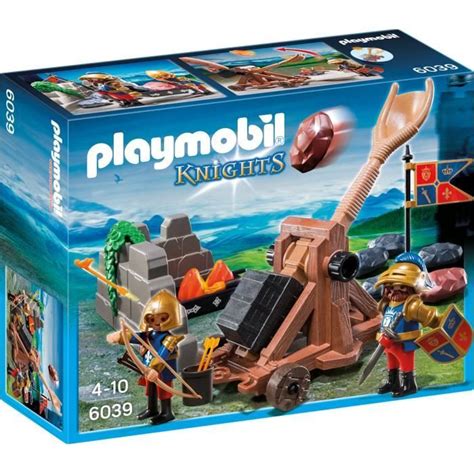 Playmobil Chevaliers Du Lion Imp Rial Avec Catapulte A