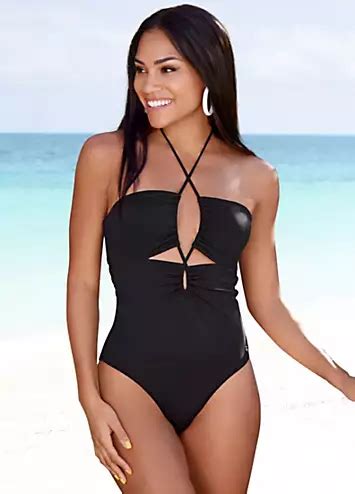 Cut Out Halterneck Swimsuit By Lascana Look Again