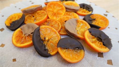 Candied Blood Orange With Chocolate Candied Orange Recipe Easyvideo