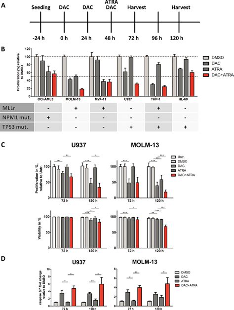 Decitabine And All Trans Retinoic Acid Exhibit Cooperative Effects On