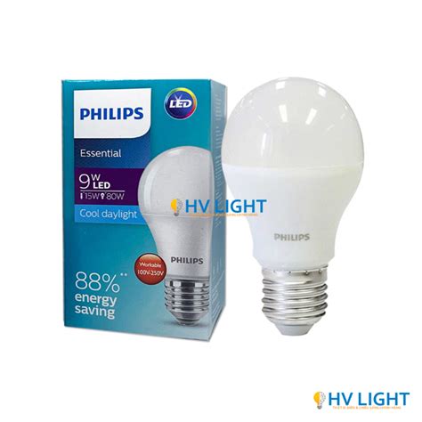 Đèn Led Bulb Philips Ess 9w E27 A60 Chính Hãng Hvlightingvn