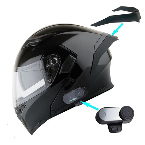 1storm Motorcycle Modular Full Face Flip Up Dual Visor Helmet Spoiler Motorcycle Bluetooth