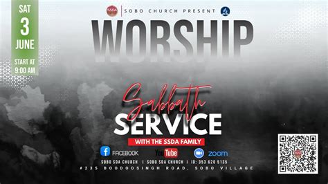 SOBO SDA CHURCH SABBATH WORSHIP SERVICE SABBATH 3RD JUNE 2023 9AM