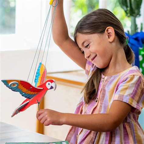 Flying Brazilian Macaw Toy | Little Passports