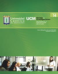 Vol N M Julio Diciembre Revista De Investigaciones Ucm