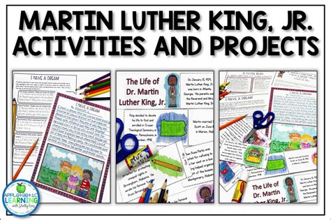 Martin Luther King Jr. Activities and Projects for Kids - Appletastic ...