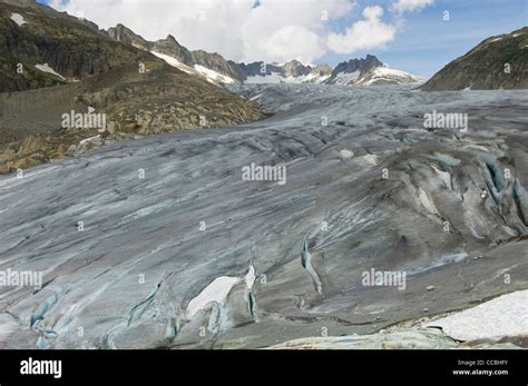 Rhone Glacier Furka Pass Switzerland Stock Photo Alamy