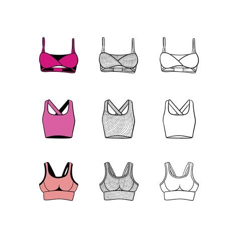 Set of Woman Bra icon design, illustration template vector, suitable for your company 25439373 ...