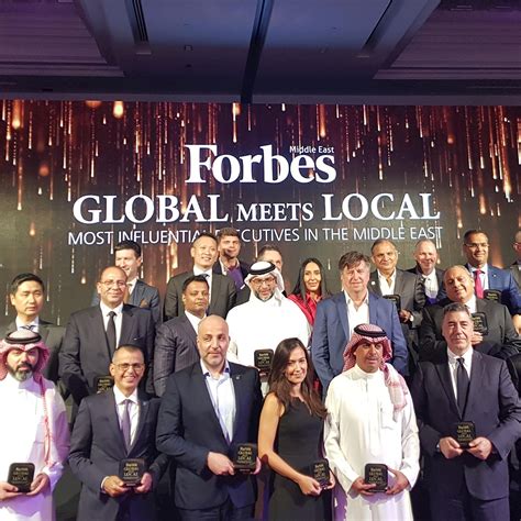 Recognized As One Of The Top 50 ‘most Influential Executives In The Middle East’ At The Forbes