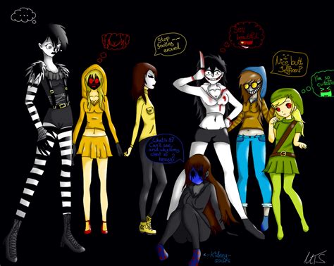 Creepypasta Bo Ehm Girls By Michelle Mts On Deviantart