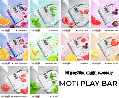 Moti Play Bar Disposable Pod Puffs