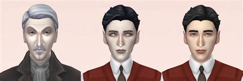 My Vladislaus Straud makeover, plus him as a human : Sims4