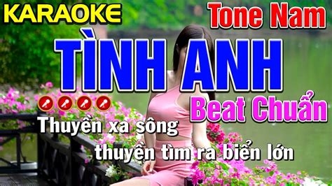 T Nh Anh Karaoke Tone Nam Beat Chu N D Ng Qu Youtube