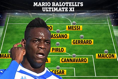 Mario Balotelli Ignores Cristiano Ronaldo In His All Time Best Xi And Has Just Two Premier