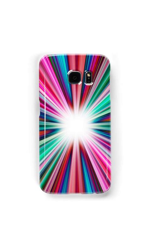 Colorful Starburst Explosion Pattern Samsung Galaxy Phone Case For