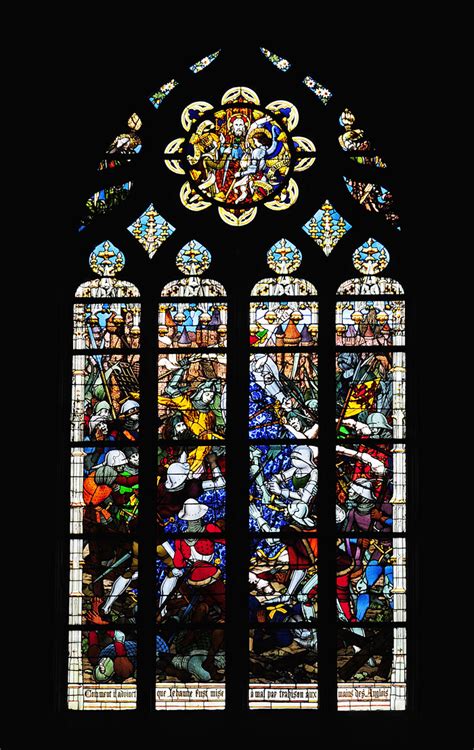 Stained Glass Of Orleans Cathedral Art Design Photos Lai Chan See