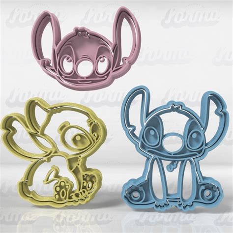 Archivo Stl Cookie Cutter Cortantes Stitch・diseño De Impresora 3d Para Descargar・cults