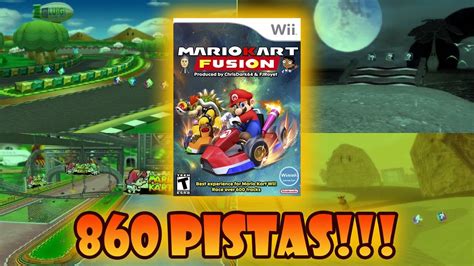 Apenas 860 PISTAS para se jogar nesse MARIO KART FUSION VERSÃO 4 1