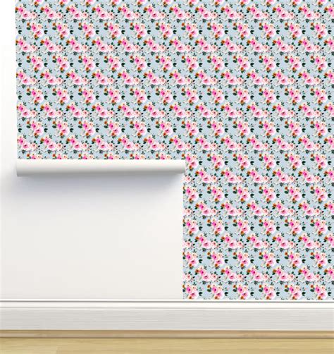 Summer Beach Rose Wallpaper, Sample 12"x8" - Contemporary - Wallpaper ...