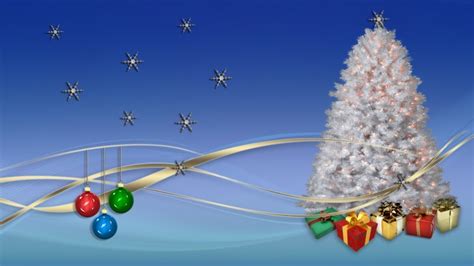 Animated Christmas Tree Data-src - White Christmas Trees - 1920x1080 ...