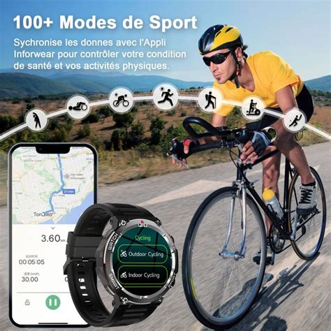 Feipuqu Montre Connect E Homme Femme W Smartwatch Sport Avec Appels