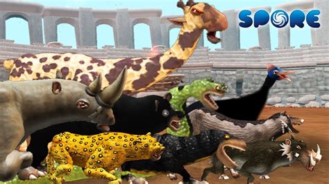 Animal Size Comparison Beast Arena S1 Spore Youtube